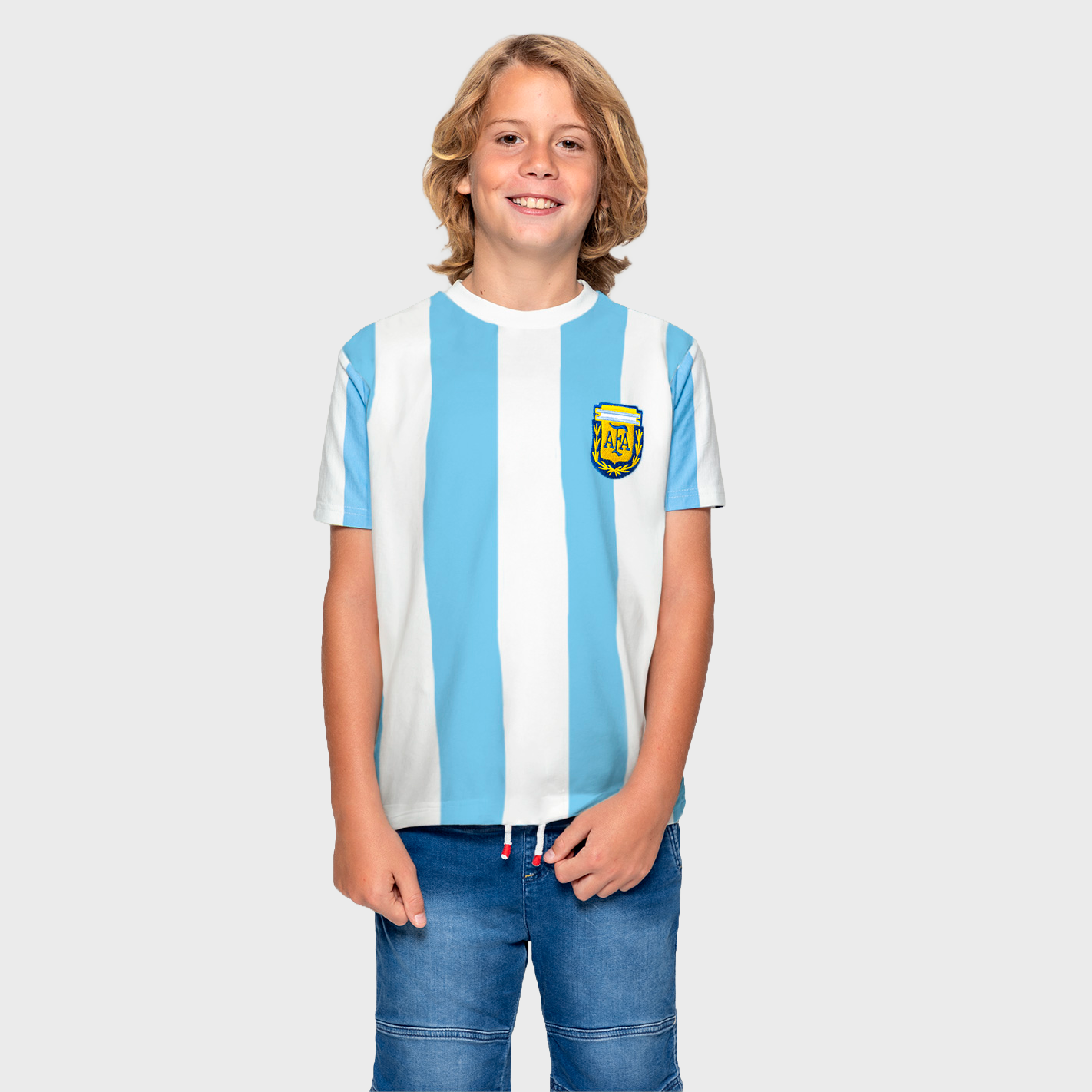 Camiseta Retro Selección de Argentina 1986 Local para Hombre – Fans del Barrio