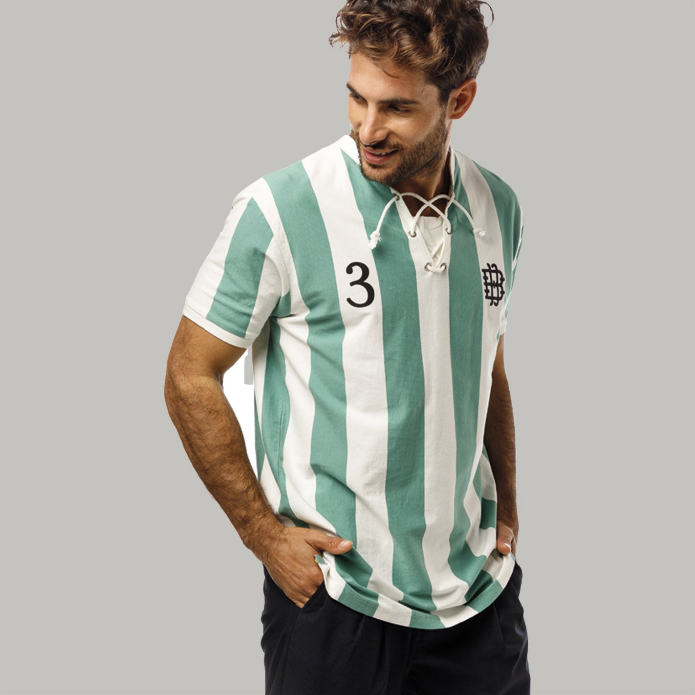 Camiseta Fútbol Retro 1907 Verdiblancos