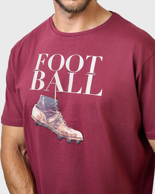 1528 OLD TIMES BOOTS burdeos - Camiseta fútbol retro