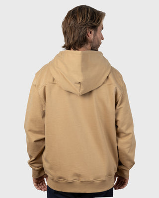 1980 ZIP-UP HOODIE BEIGE - Retro Football Hoodie