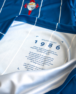 1986 RC CELTA ATILANO - Camiseta de fútbol retro