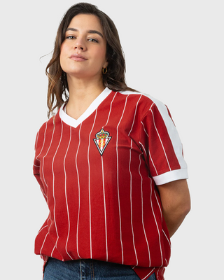 1986 REAL SPORTING - Camiseta fútbol retro