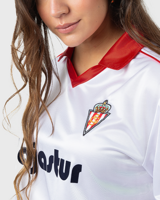 1989 REAL SPORTING - Camiseta fútbol retro