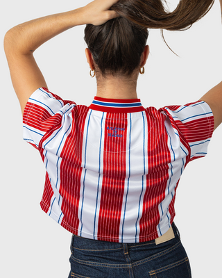 1996 ATLÉTICO DE MADRID Crop top - Camiseta fútbol retro