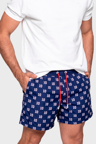 1998 SQUAD NUMBER - Retro Football Swim Shorts