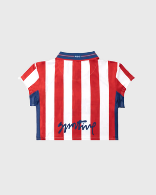 2000 REAL SPORTING DE GIJÓN Crop Top - Camiseta fútbol retro