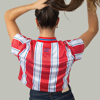 1996 ATLÉTICO DE MADRID Crop top - Camiseta fútbol retro