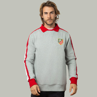 Sudadera retro Atlético de Madrid gris