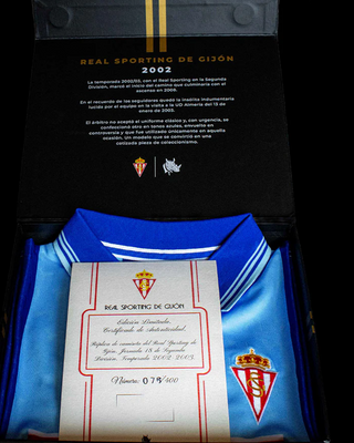 2002 SPORTING Edición Limitada - Camiseta fútbol retro