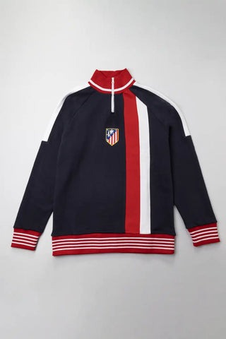 2000 Atletico de Madrid - Sudadera retro azul
